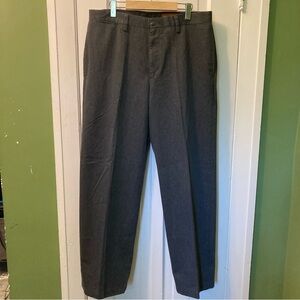 Eddie Bauer Classic Gray Men's 100% Wool Pants